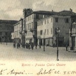 Rimini's Piazza Giulio Cesare - once Piazza San Antonio, and now Piazza Tre Martiri